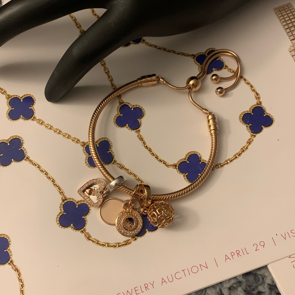 Pandora Moments Snake Chain Slider Bracelet